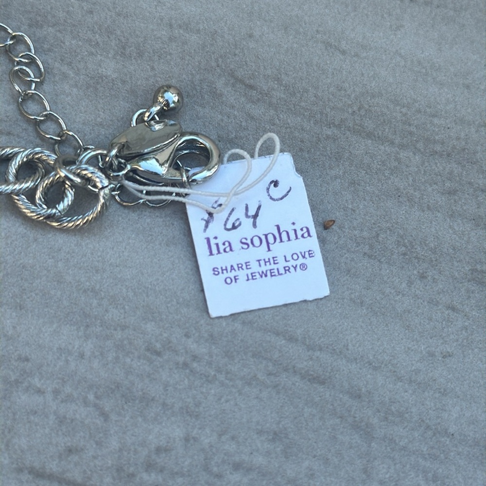 Vintage LIA SOPHIA  Amber Wave Necklace - Picture 5 of 8